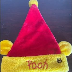 Disney Pooh Bear Santa Hat.